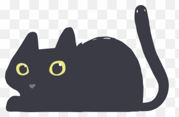 Ios Stickers U2014 Pickle And Nancy - Black Cat png