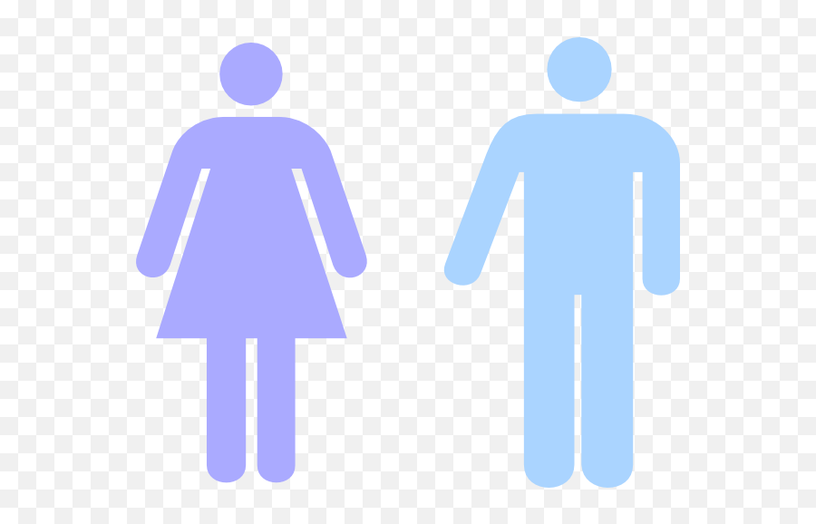 Man And Woman Heterosexual Icon Clip Art - Woman Boy And Girl Toilet Png,Many Man Icon