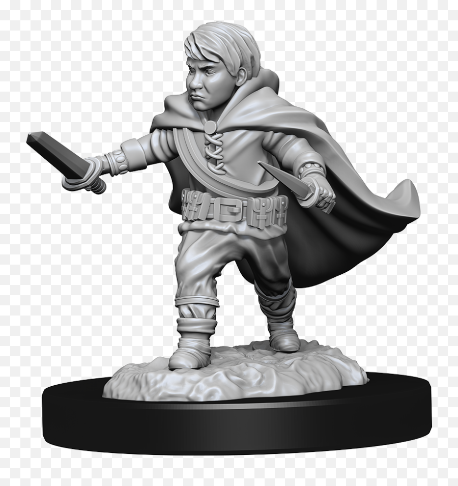 Wizkids Nolzuru0027s Marvelous Miniatures Halfling Rogue Male - Halfling Rogue Miniature Png,Adeptus Mechanicus Agripinea Icon