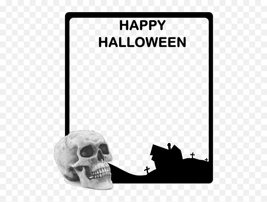 Halloween Graveyard Frame Png Svg Clip Art For Web - Decor Happy Halloween Printable,Graveyard Icon
