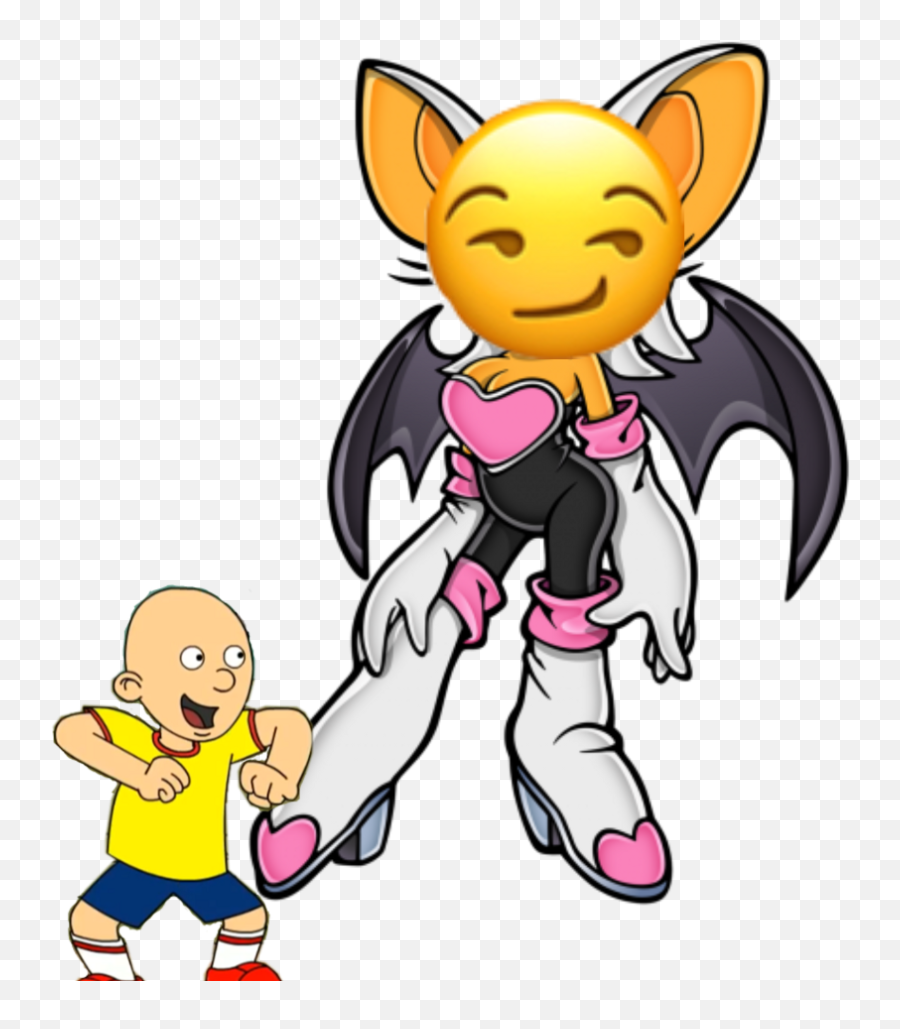 Emoji Face Goanimate Sonicx Caillou Rougethebat - Rouge The Png,Goanimate Icon