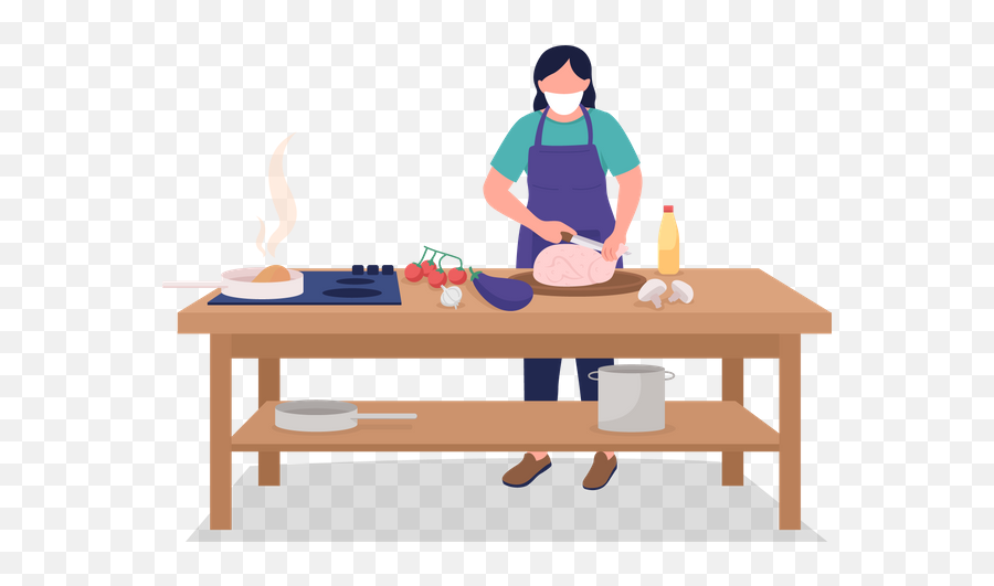 Female Chef Icon - Download In Flat Style Png,Chef Icon