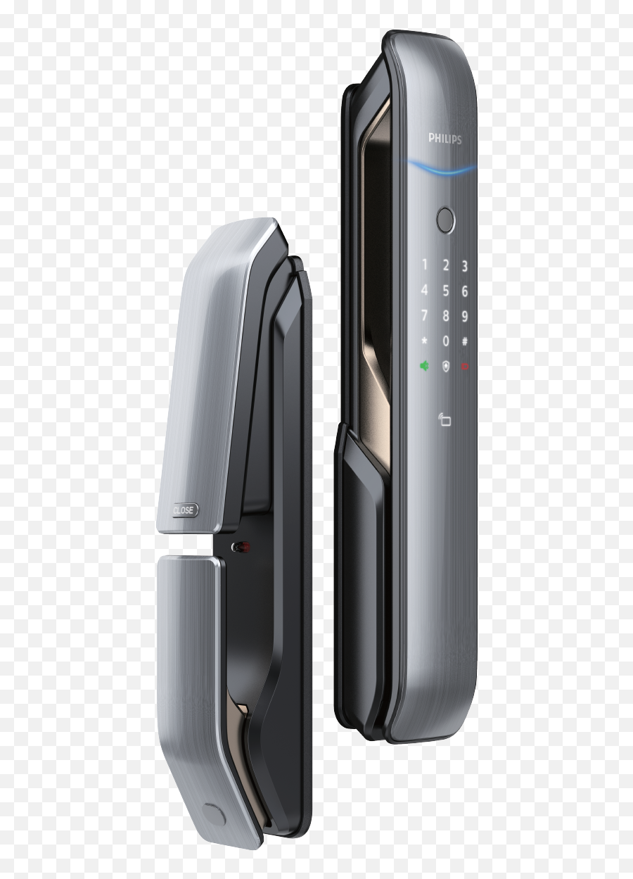 Philips Digital Lock Easy Key 9200 Series Push Pull Installation Included - Smartphone Png,Lock Png