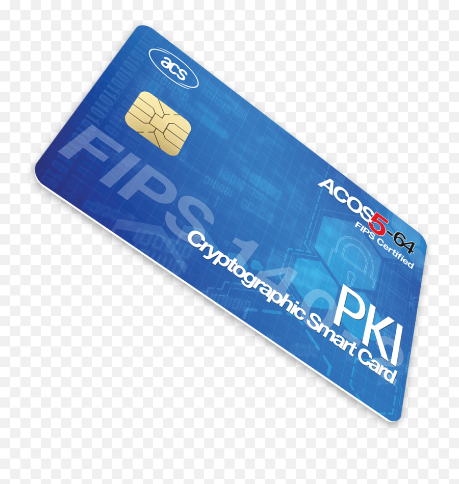 Acos5 - 64 Cryptographic Card Contact Electric Blue Png,Credit Card Transparent Background