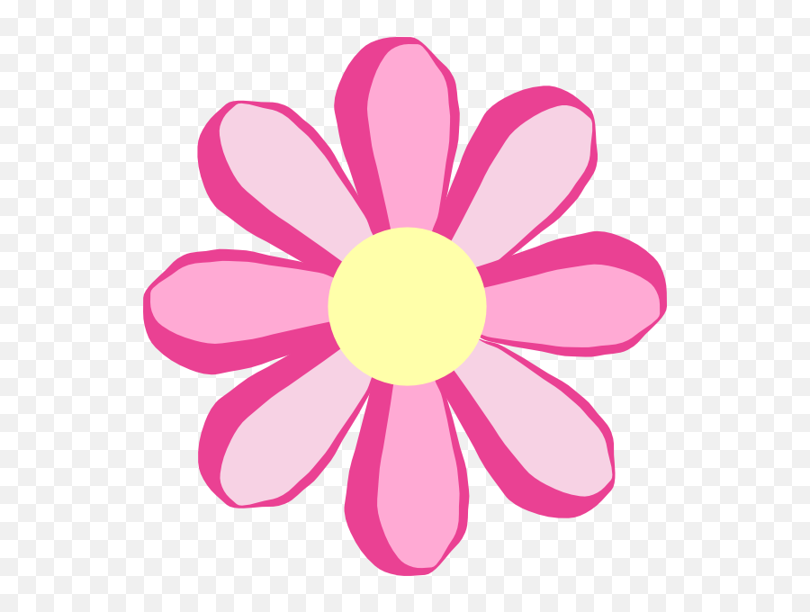 Flower Petals Clipart - Pink Flower Clip Art Png,Rose Petals Transparent Background