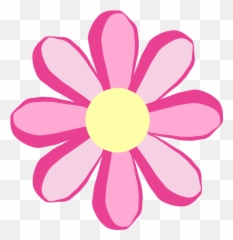 Flower Petals Clipart - Pink Art png
