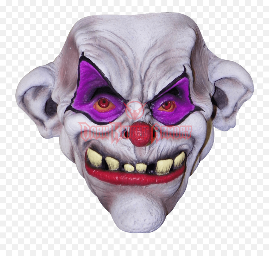 Toofy The Clown Halloween Face Mask Scary Clowns Of Death - Clown Png,Clown Face Png
