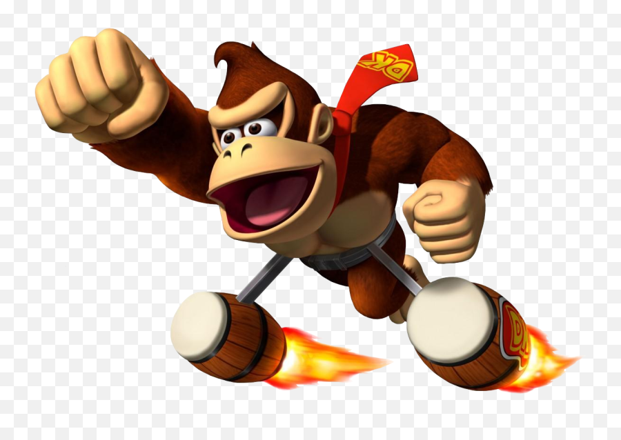 Bowseru0027s Blog 6 Apetastic Facts About Donkey Kong You Can - Donkey Kong With Jetpack Png,Diddy Kong Png