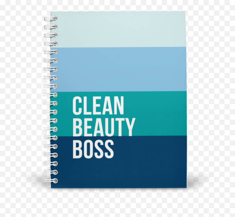 Clean Beauty Boss Spiral Bound Notebook - Boss Lady Png,Spiral Notebook Png