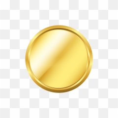 Hd Gold Coin Png Image Free Download - Circle