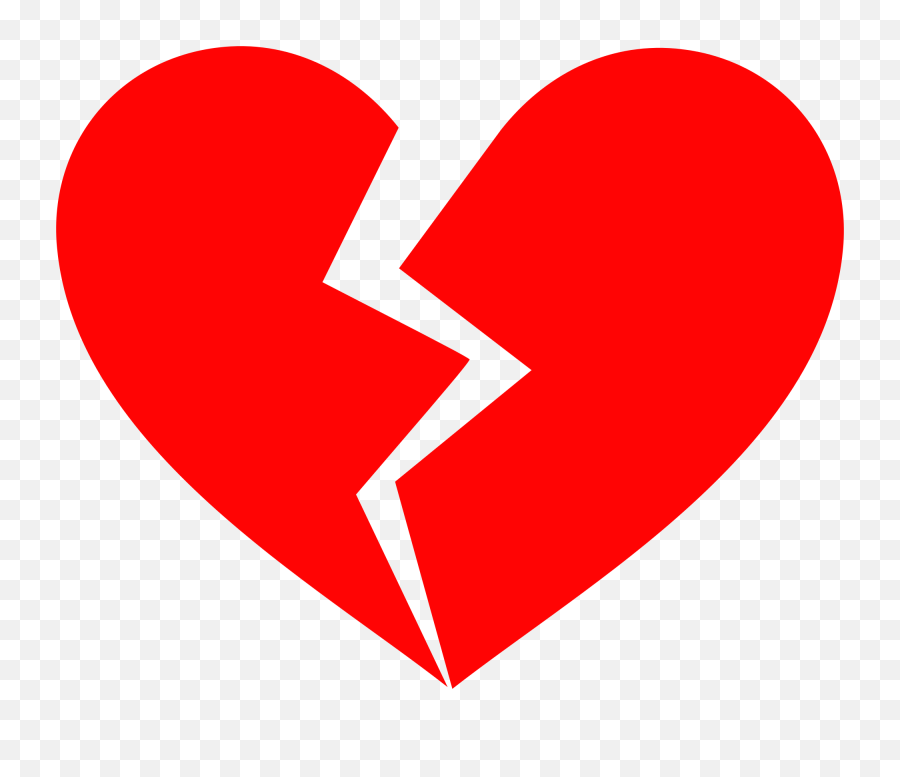 Heart Emoji Clipart Free Download - Broken Heart Clipart Png,Emoji Hearts Transparent