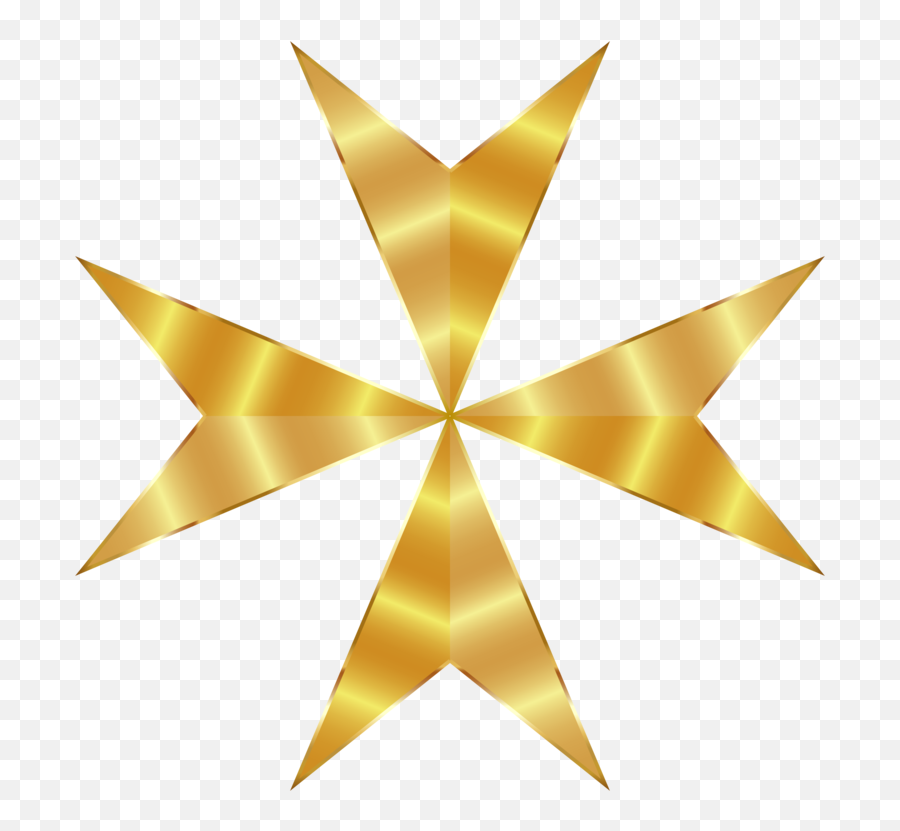 Maltese Cross Christian Gold - Maltese Cross Gold Png,Maltese Cross Png