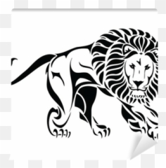 Isolated Tribal Lion Tattoo Wall Mural U2022 Pixers We Live Change - Photograph png