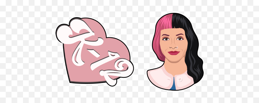 Melanie Martinez Cursor U2013 Custom Browser Extension - Cartoon Png,Melanie Martinez Png