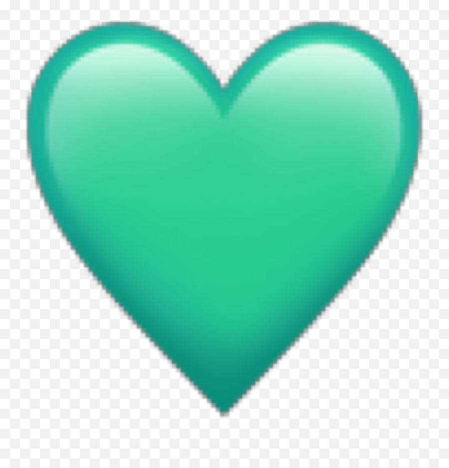 Emoji Heartemoji Teal Heart Sticker By - Teal Heart Emoji Png,Heart Emoji Transparent