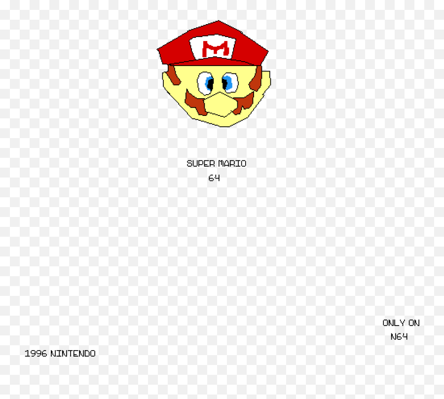 Pixilart - Super Mario 64 By Heckfrick Cartoon Png,Super Mario 64 Png