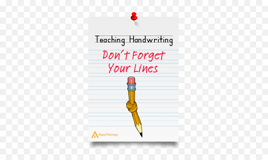 Teaching Handwriting Donu0027t Forget Your Lines - Screenshot Png,Lined Paper Png