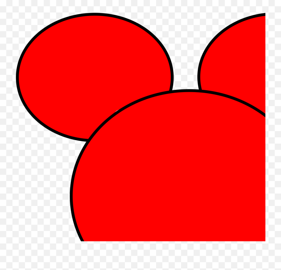 Mickey Ears Svg Vector Clip Art - Svg Clipart Circle Png,Mickey Ears Png