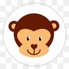 Jungle Animals Png - Carita Changuito Para Baby Shower Animada,Jungle Animals Png