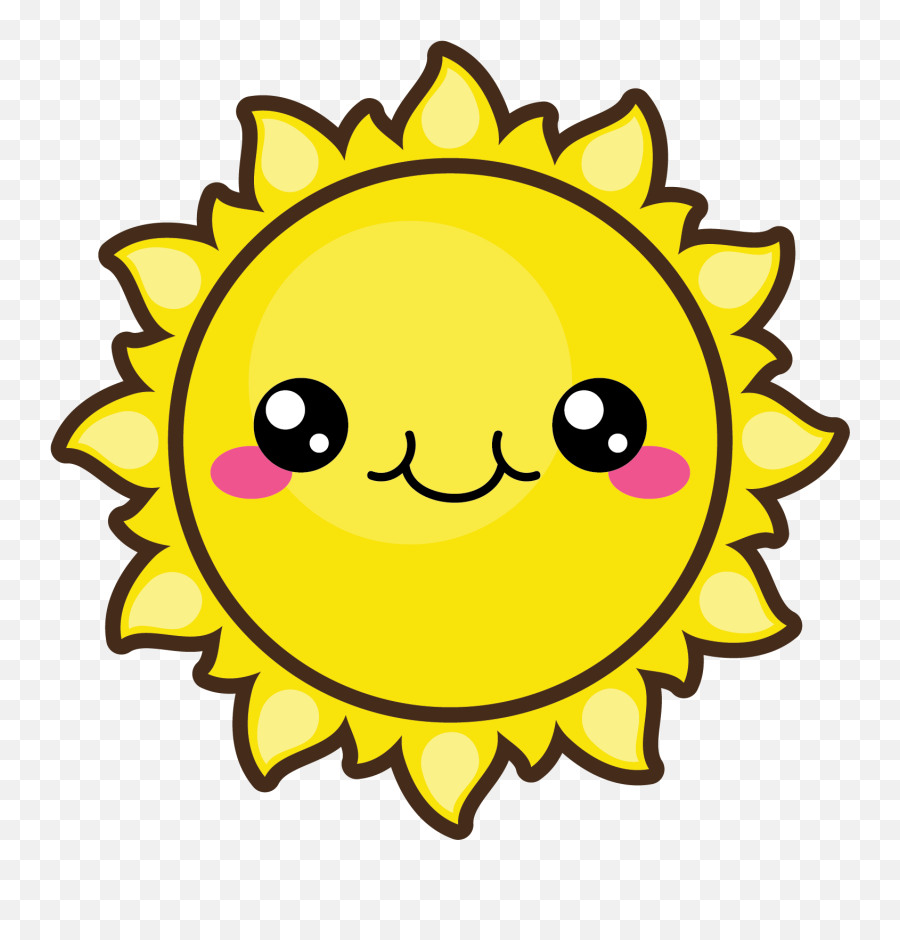 Download Cute Summer Sun - Vector Graphics Png Image With No Clip Art Cute Sun,Summer Sun Png
