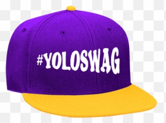 Yoloswag Wool Blend Snapback Flat Bill Hat - For Baseball Png,Swag Hat Png