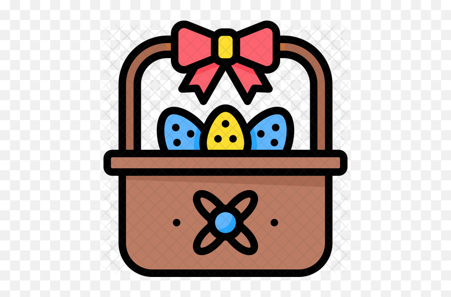 Easter Basket Icon - Happy Png,Easter Basket Png