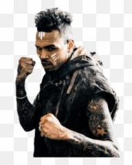Freesticker Chrisbrown Chris Brown Milocafarias6 - Chris Brown Spiked Hair Png,Chris Brown Transparent