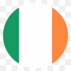 Vector Flag Of Ireland - Circle Vector Flags Transparent Ireland Flag Circle Png,Ireland Flag Png