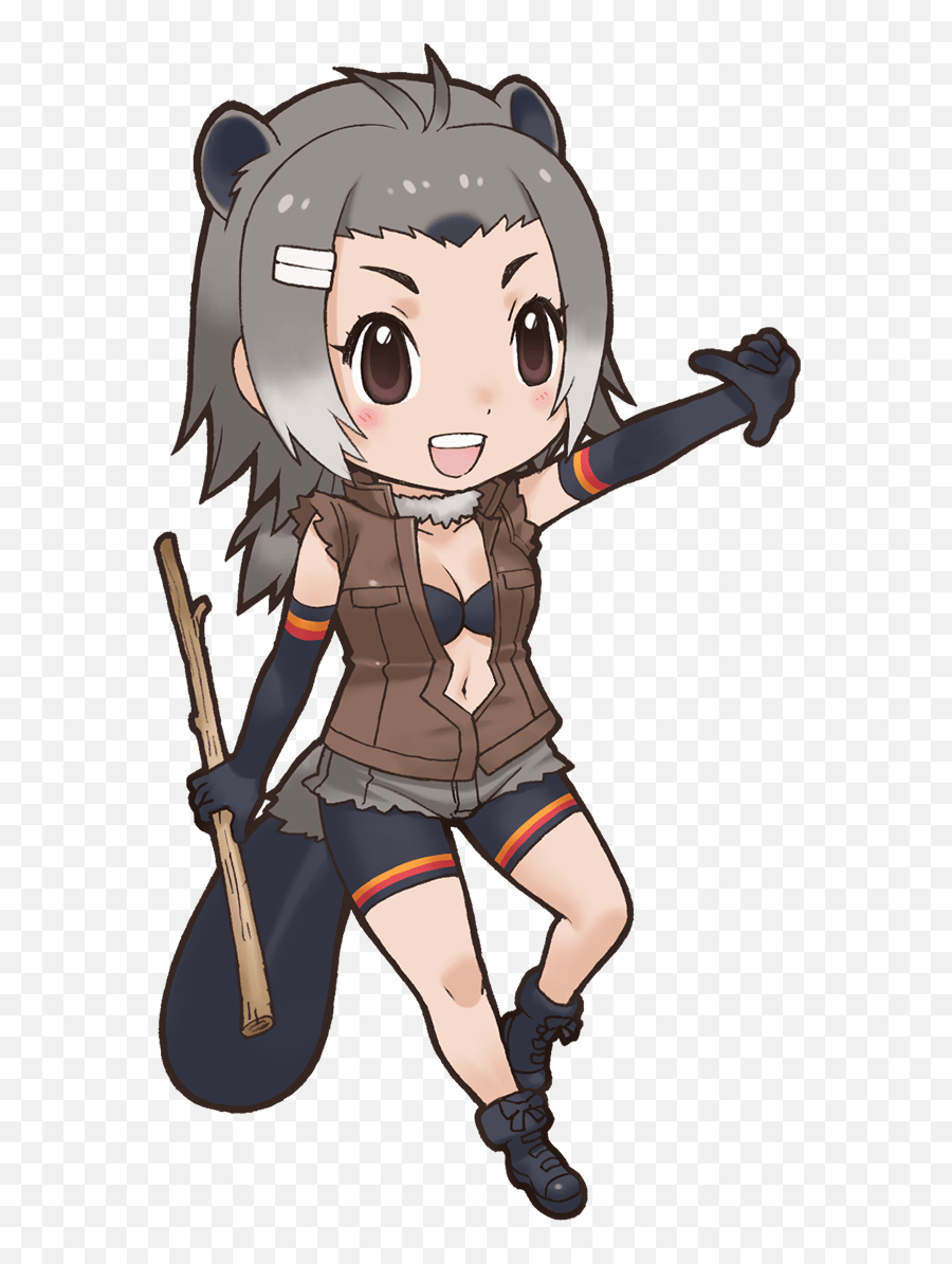 North American Beaver - Japari Library The Kemono Friends Wiki American Beaver Kemono Friends Png,Beaver Transparent