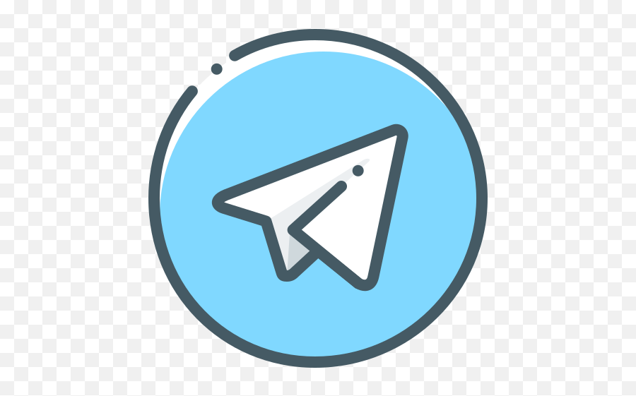 Logo Telegram Airplane Air Plane Paper Free Icon Of - Logo Telegram Icon Png,Plane Logo Png