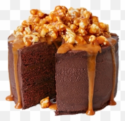 Caramel Chocolate Cake Brownie Png Real - Tesco Birthday Cakes,Caramel Png