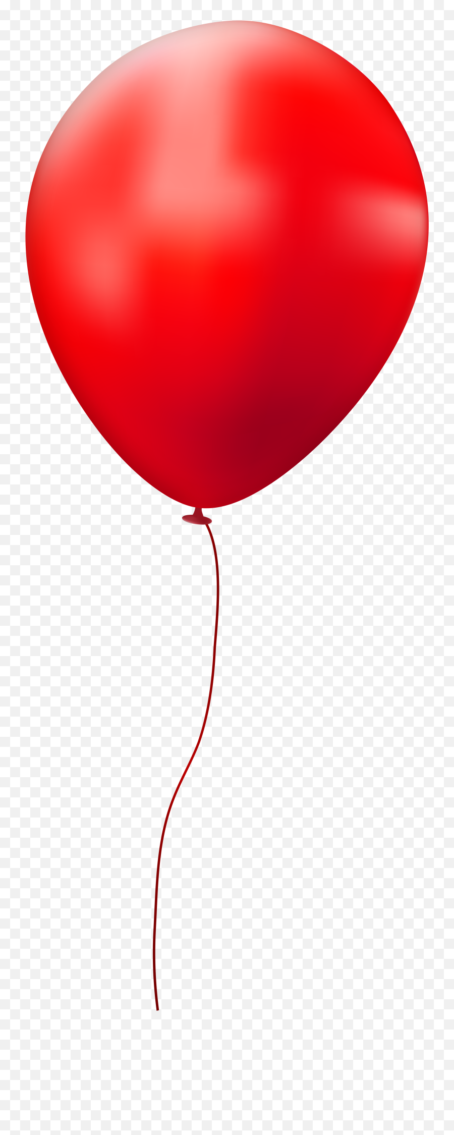 4 Clipart Single Balloon - Transparent Red Balloon Png Background Clipart Transparent Transparent Background Red Balloon Png,Balloon Clipart Transparent Background