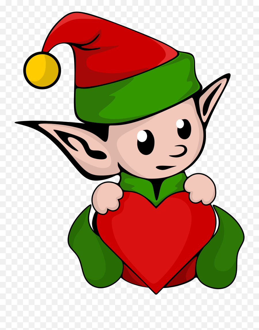 Library Of Elf House Image Royalty Free - Elf With Heart Png,Elf On The Shelf Png