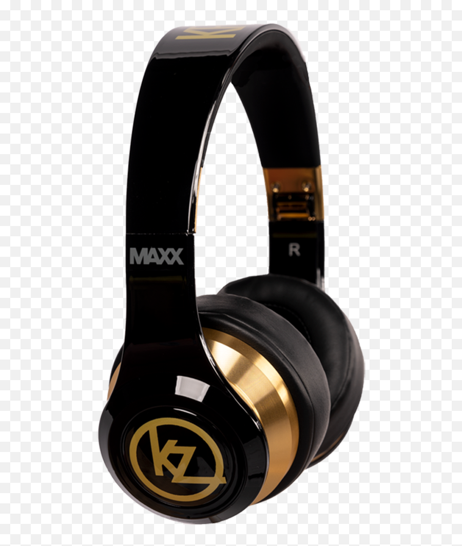 Krankz Maxx Wireless Black U0026 Gold - Krankz Audio Portable Png,Beats Headphones Logo
