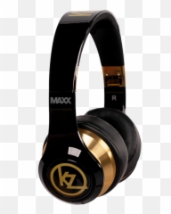 Krankz Maxx Wireless Black U0026 Gold - Audio Portable png