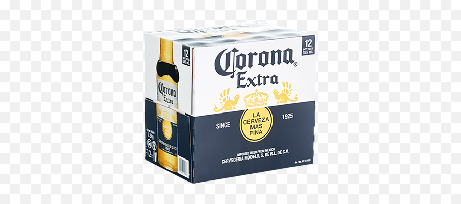 Corona Extra 12pk - Beer Box Of Corona Png,Corona Beer Png