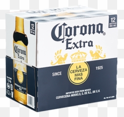 Corona Extra 12pk - Beer Box Of Corona Png,Corona Beer Png