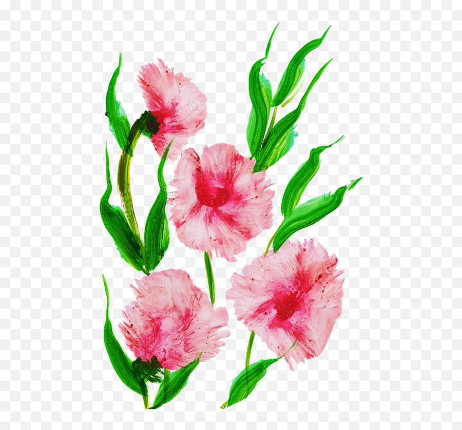 Free Png Watercolor Floral - Konfest Rhododendron,Watercolor Flower Png