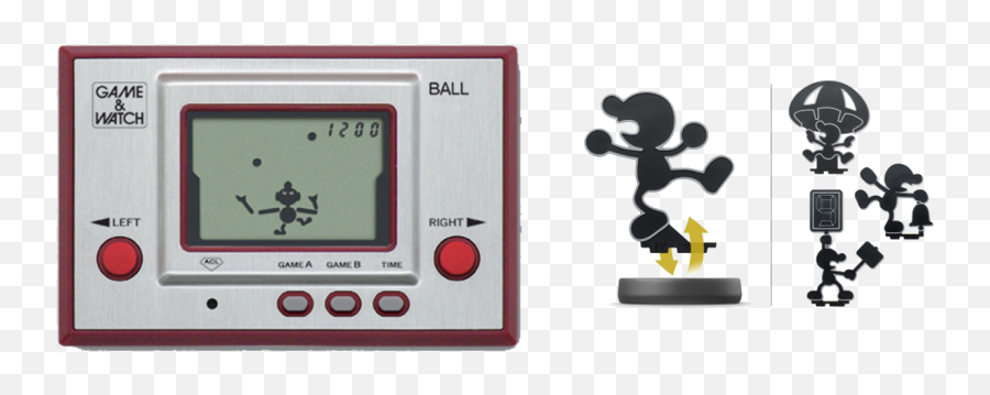 Nintendo Amiibo Mr - Mr Game And Watch Has Amiibo Png,Mr Game And Watch Png