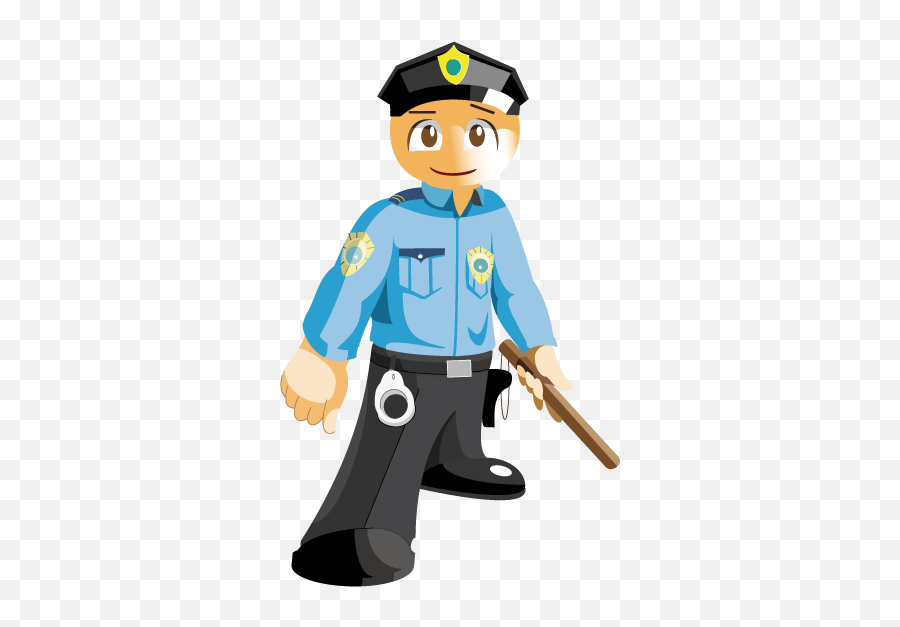 Police Cartoon Security Guard Career Png