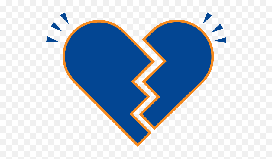 Broken Blue Heart Emoji Full Size Png Download Seekpng - Vertical,Blue Heart Transparent