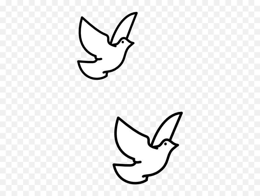 Download Hd Drawn Turtle Dove Vector - Clipart Flying Bird Dove Symbols Of Baptism Png,Flying Dove Png
