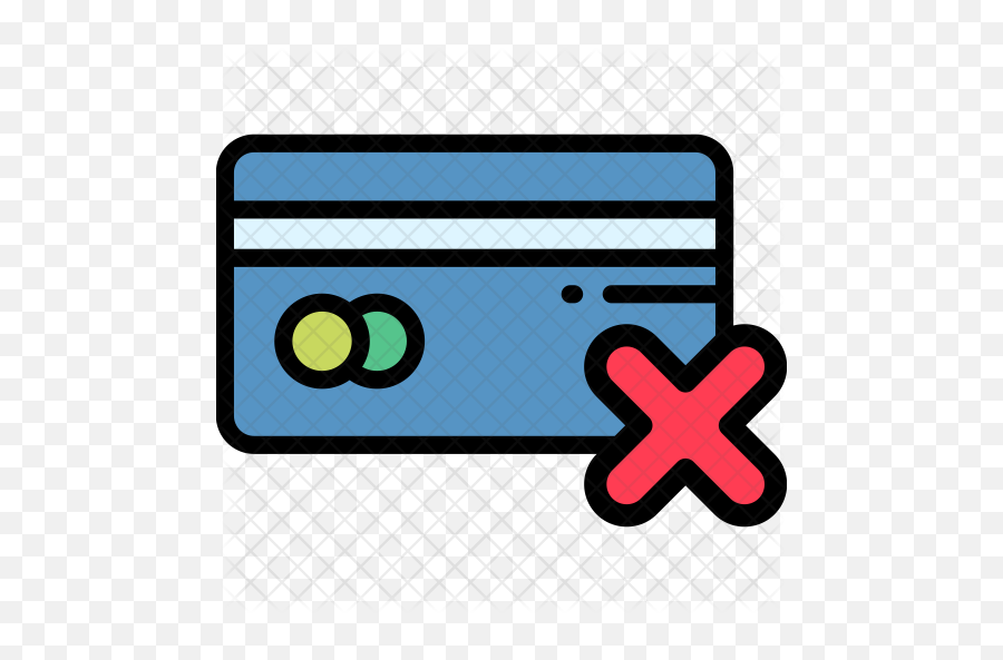 Declined Credit - Card Icon Payment Declined Icon Png,Credit Card Png