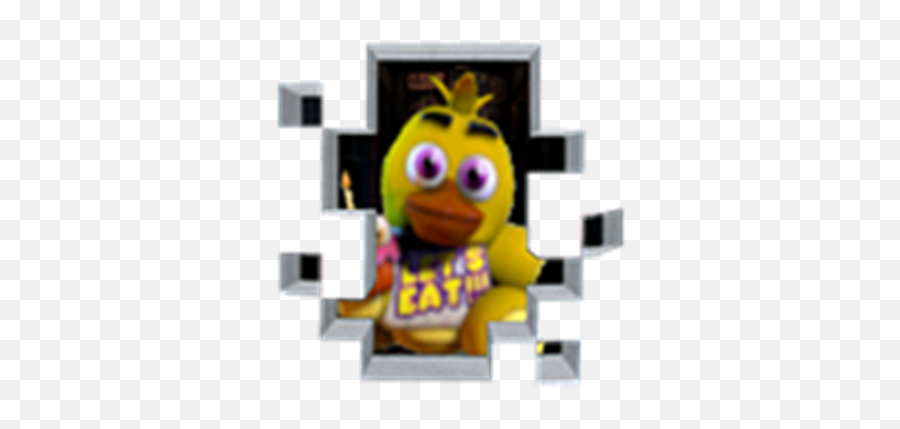 Chica Plushie Block Shirt - Happy Png,Chica Icon