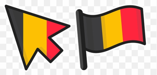 Belgium Flag Cursor U2013 Custom Browser Extension - Romania And Greece Flag Countrys Png,Belgium Flag Png