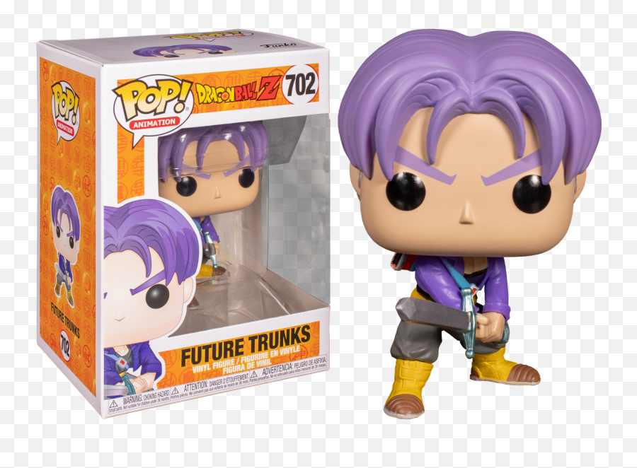 Dragon Ball Z Trunks New Pose Funko Pop Vinyl Figure - Funko Pop Dragon Ball Trunks Png,Future Trunks Png