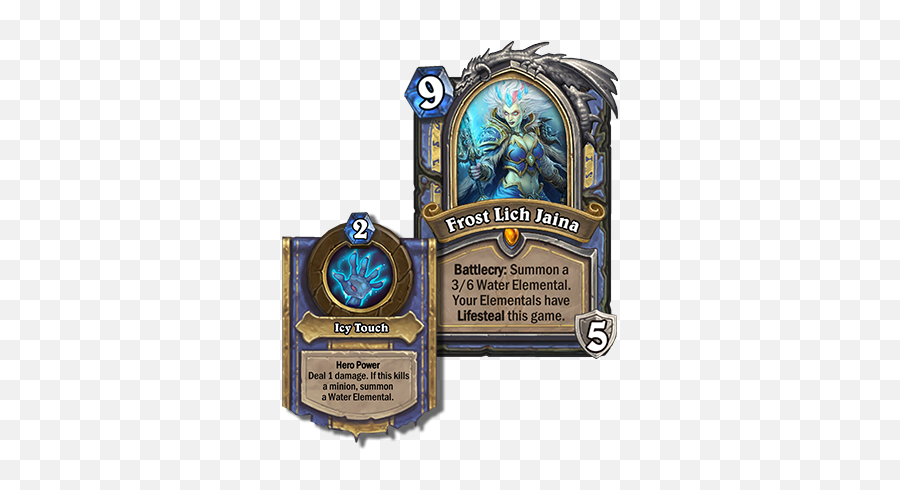 Arise Knights Of The Frozen Throne - Hearthstone Hero Cards Png,Jaina Overwatch Icon