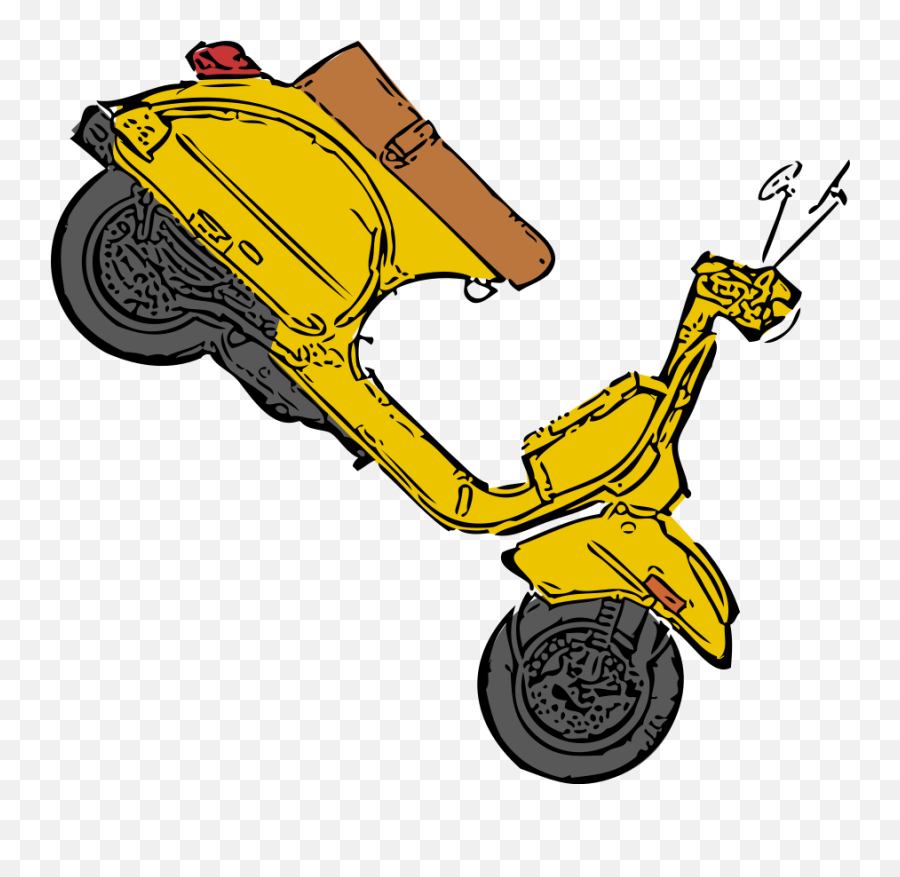 Standing Duck Clipart Vector Clip Art Online Royalty Free - Cartoon Scooter Png,Duck Clipart Png