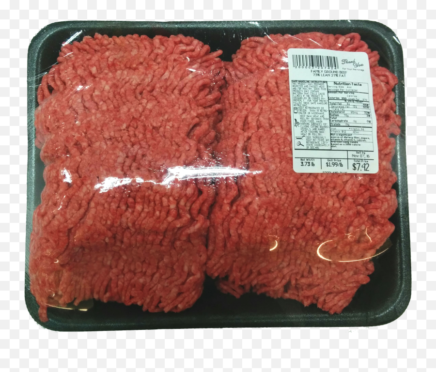 Family Pack Ground Beef - Pack Of Ground Beef Png,Ground Beef Png