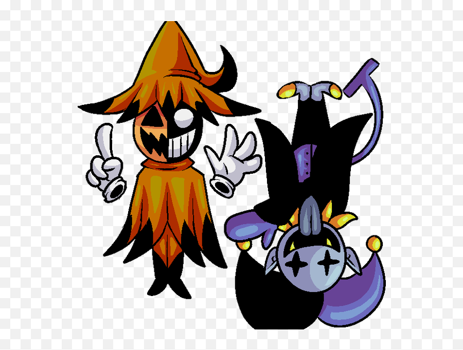 Jevil From Deltarune And Poe Horrorvale Clowning - Rpg Horror Jevil Deltarune Png,Poe Dameron Icon